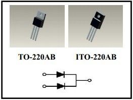 肖特基二极管SB2040-SB2060TC-FC