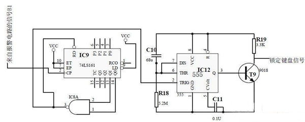 电子密码锁基于555单稳态电路设计